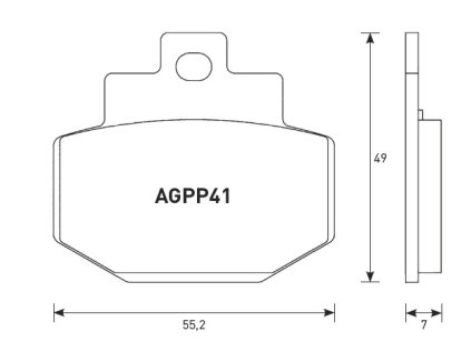 brzdove desticky Accossato