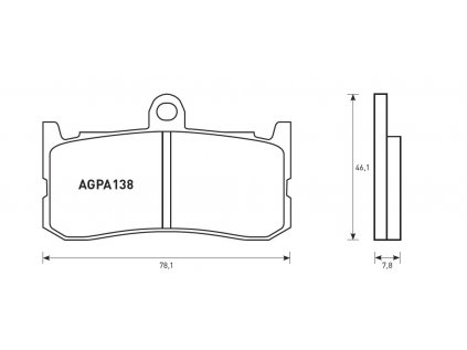 agpa138 brzdove desticky