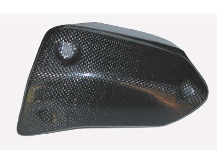 Tepelný kryt výfukového svodu velký CM COMPOSIT pro DUCATI Hypermotard 2013 CARBON