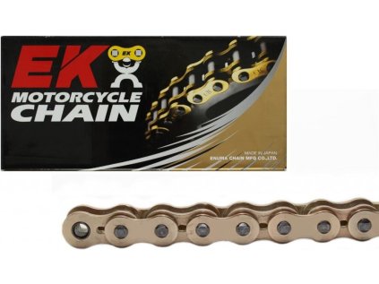 Pevný řetěz QX kroužkový 525 ZZZ ZLATÝ - 120 článků Enuma Chain