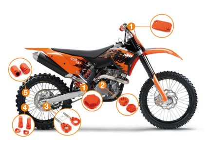 Sada náhradních doplňků pro KTM SX 2013 - Accossato offroad