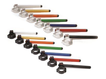 Řídítka ACCOSSATO RACING CNC pr. 50 mm (VYŠŠÍ O 20 MM); 250mm