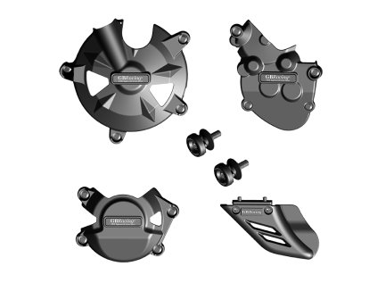 Sada krytů motoru, protektory zadní vidlice, kryt řetězu GB Racing - KAWASAKI ZX-10R STOCK r. 08-10