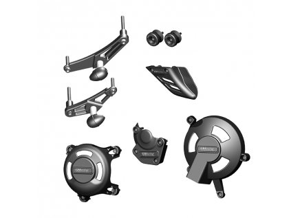 Kompletní set protektorů GB Racing - Bundle - TRIUMPH Daytona 8mm KIT