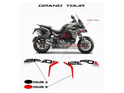 stickers grand tour design sidefairings ducati multistrada 1260 s