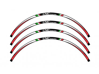 Polepy (proužky) kola motocyklu CNC Racing  pro 17" kolo