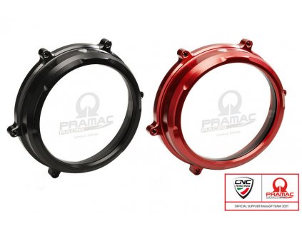 Transparentní kryt spojky Pramac limitovaná edice CNC Racing DUCATI Superbike