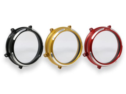 Transparentní kryt spojky BICOLOR CNC Racing pro Ducati Panigale