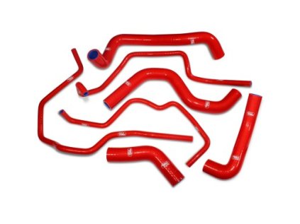 Silikonové hadice chladícího systému SAMCO SPORT Triumph Street Triple 765 S/R/RS/ MOTO 2  2017 - 2024 - 7 kusů