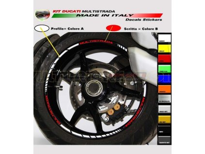 customizable stickers for wheels ducati multistrada