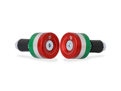 Koncovky - závažíčka řídítek CNC Racing - TRICOLOR