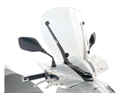 Větrný štítek - čelní plexi WRS INTERMEDIO pro HONDA SH 350 2021/ SH 125 2020-2024