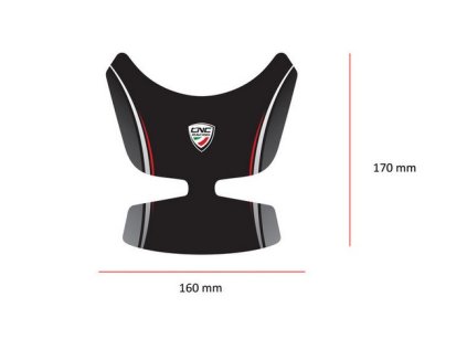 Tankpad nádrže CNC Racing pro DUCATI Multistrada 1200/1260/950