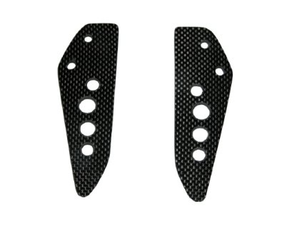 Chrániče paty spolujezdce CM COMPOSIT pro DUCATI Multistrada 620/695/1000/1100 CARBON