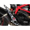 Nastavitelný stupačkový set - přepákování CNC Racing pro DUCATI Hypermotard 821 (sada pro pasažéra)