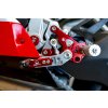 Nastavitelný stupačkový set - přepákování CNC Racing pro DUCATI 899/1199/1299 - LIMITOVANÁ EDICE PRAMAC
