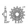 Sekundární řetězové kolečko PBR Sprockets pro KAWASAKI 1000/Z/ZX-10R/RR mod.520 RACING