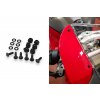 Sada šroubů a matic pro připevnění plexi CNC Racing pro DUCATI