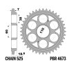 Rozeta ocelová temperovaná PBR Sprockets pro DUCATI 1200 MULTISTRADA 2010 - 2016 mod. 525
