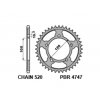 Rozeta ocelová PBR Sprockets pro APRILIA 660 RS/TUONO/TUAREG mod.520