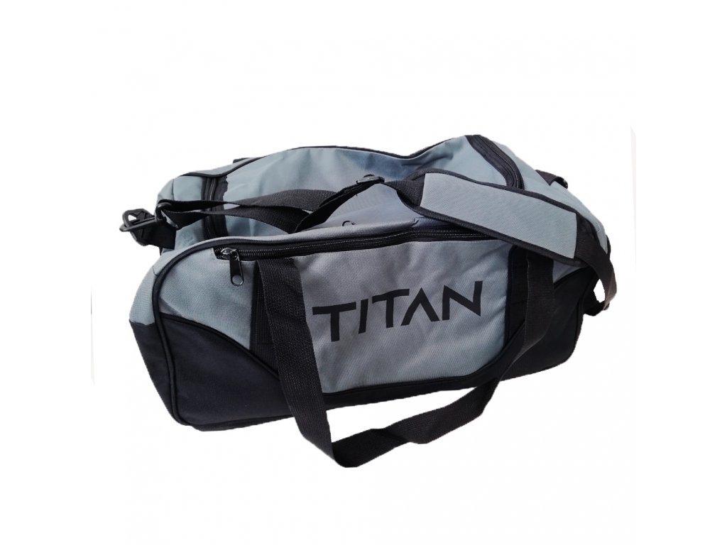 Športová taška TITAN Gray + Black