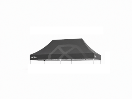 Stan RE střecha 4x8m potisk transparent PES
