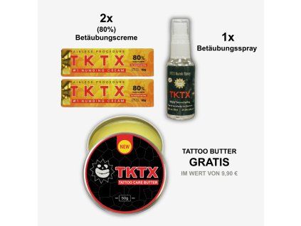 Bundle „Tattoo ohne Stress“ (80%)