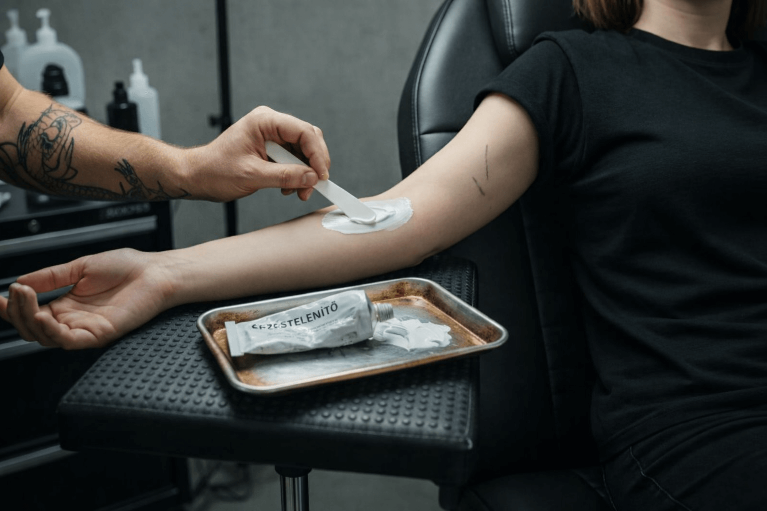 Érzéstelenítés menete tetoválószalonban lépésről lépésre