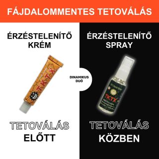 Nagy tetoválás vár rád? Félsz, hogy az érzéstelenítő krém nem tart ki a teljes ülés alatt? Semmi gond! A TKTX krém és...