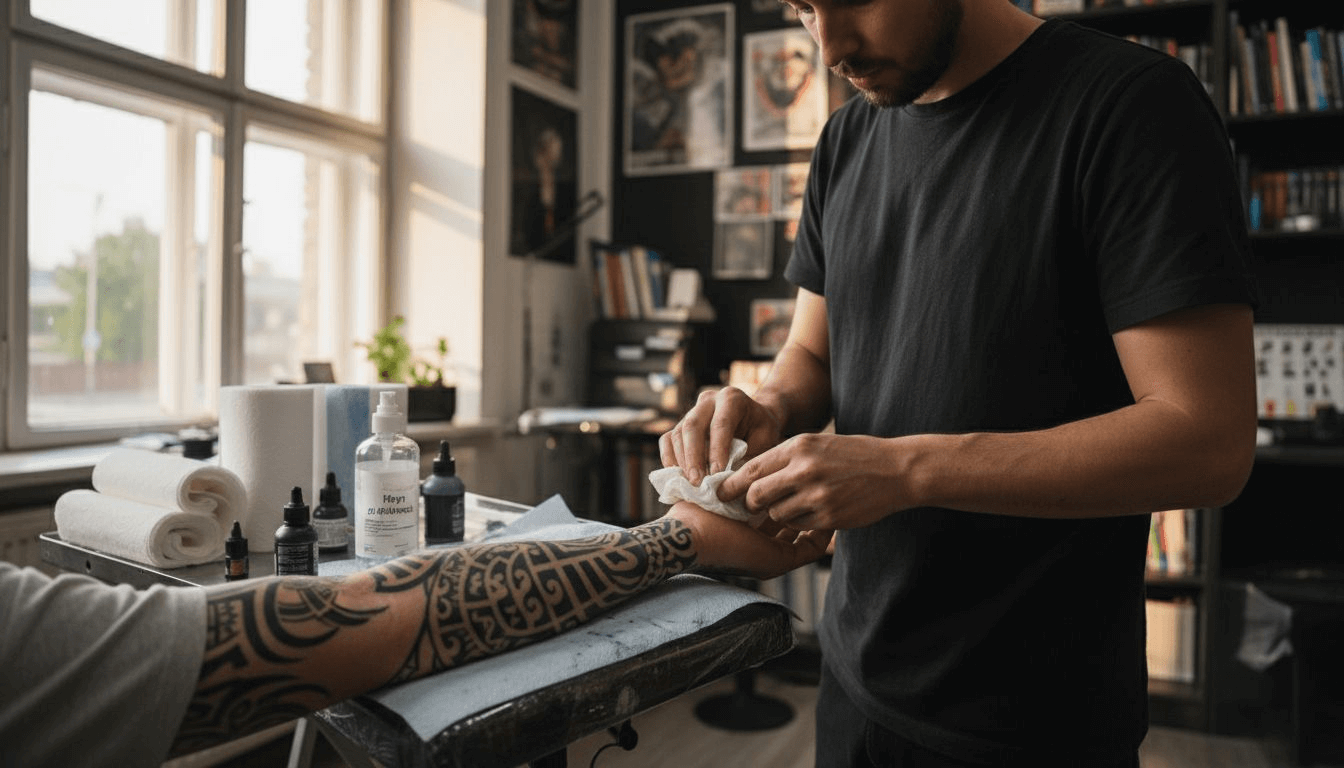 Proces gojenia tatuażu krok po kroku dla profesjonalistów