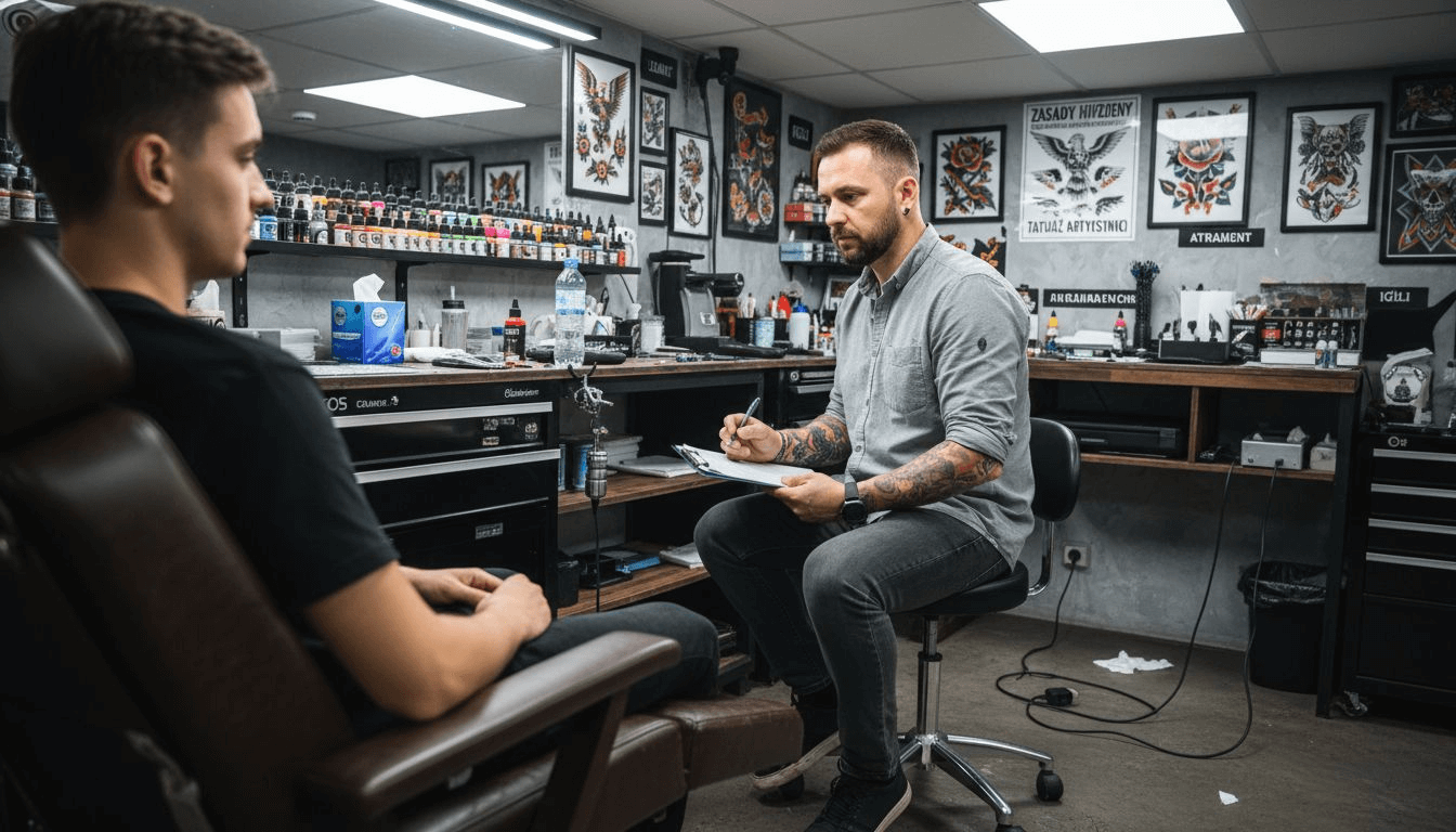 7 kroków: checklista przed zabiegiem tatuażu dla profesjonalistów