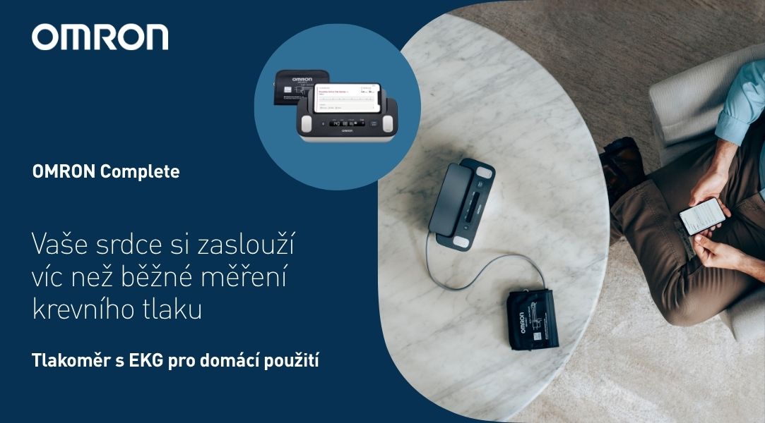 Tlakoměr s EKG OMRON Complete