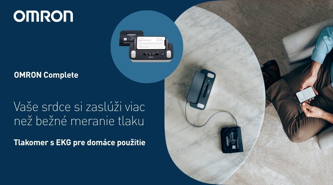 Tlakomer s EKG OMRON Complete