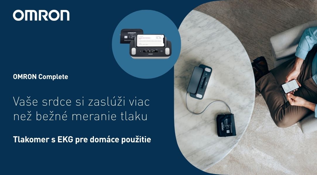 Tlakomer s EKG OMRON Complete