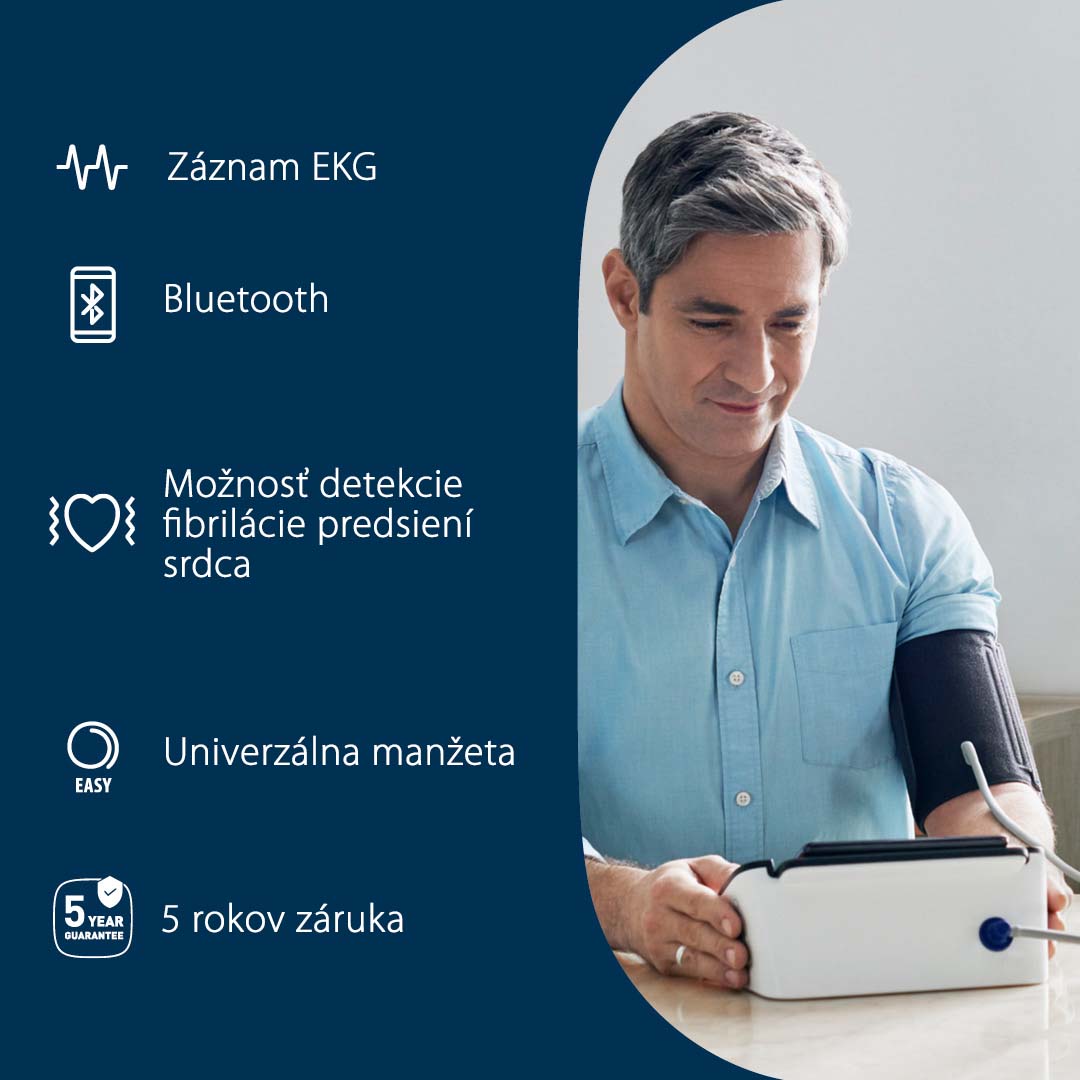Tlakomer s EKG OMRON Complete