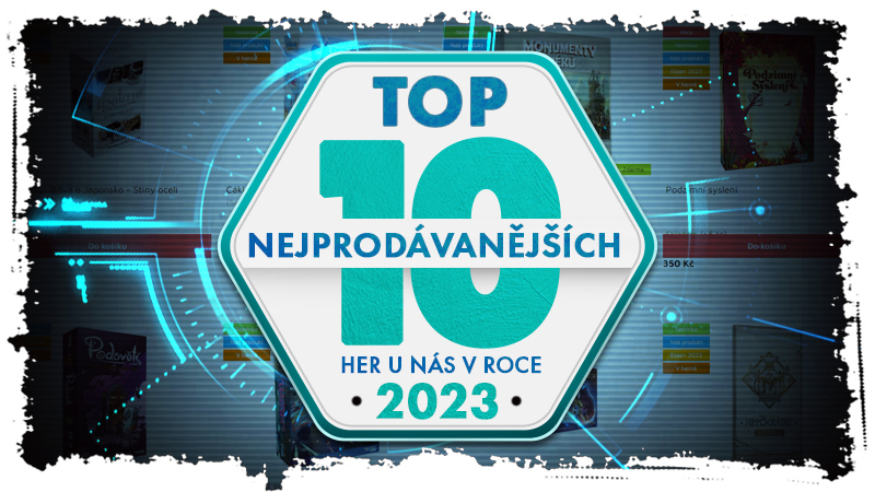 TOP 10 Neprodávanějších her u nás v roce 2023