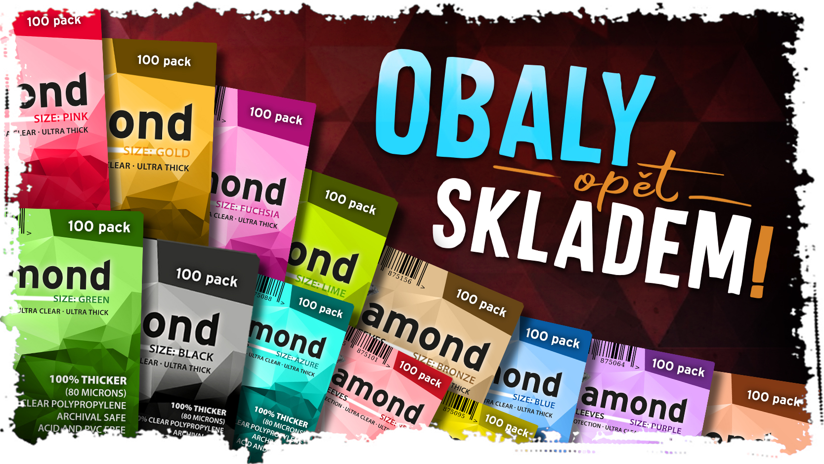 Obaly skladem