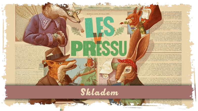 Les v pressu - skladem