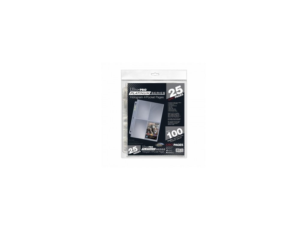Ultra Pro - UP - Platinum Series 4-Pocket Page