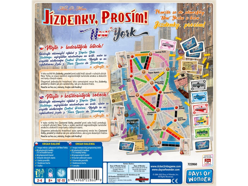 Blackfire CZ Jízdenky, prosím! New York Obrázek