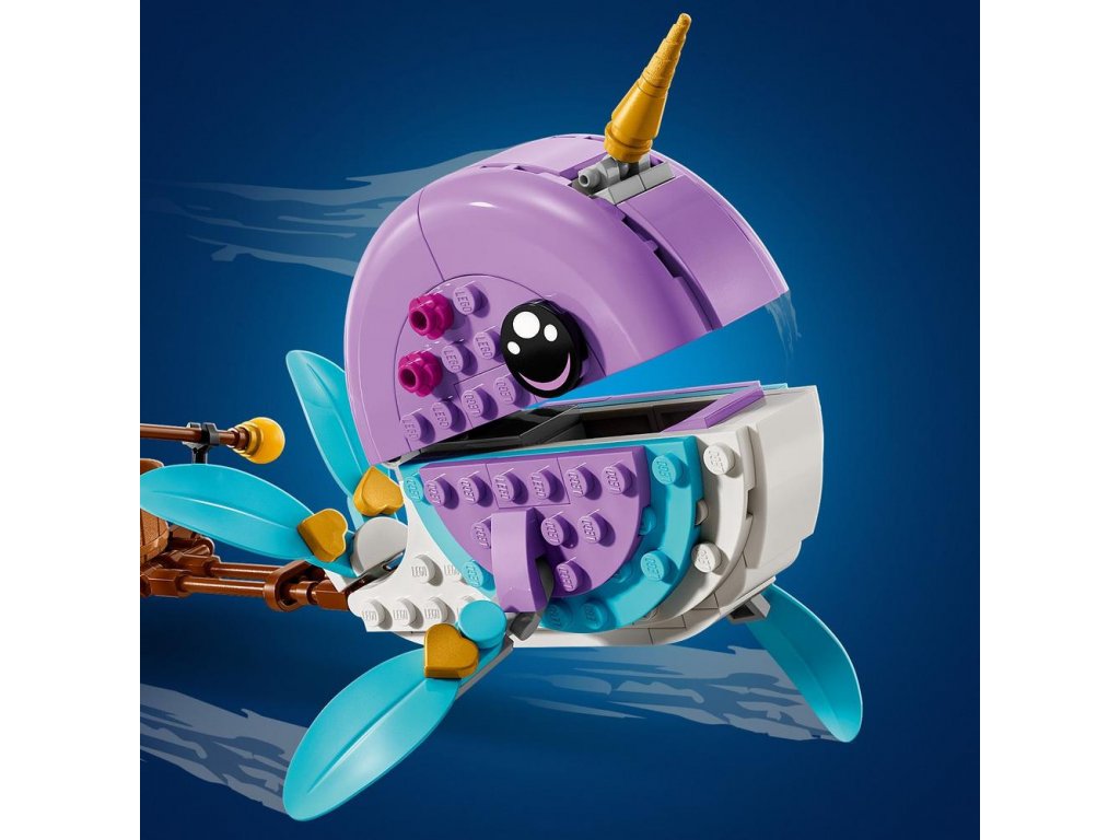 LEGO Izzie a jeji horkovzdu ny balon ve tvaru narvala 71472 TLAMA games