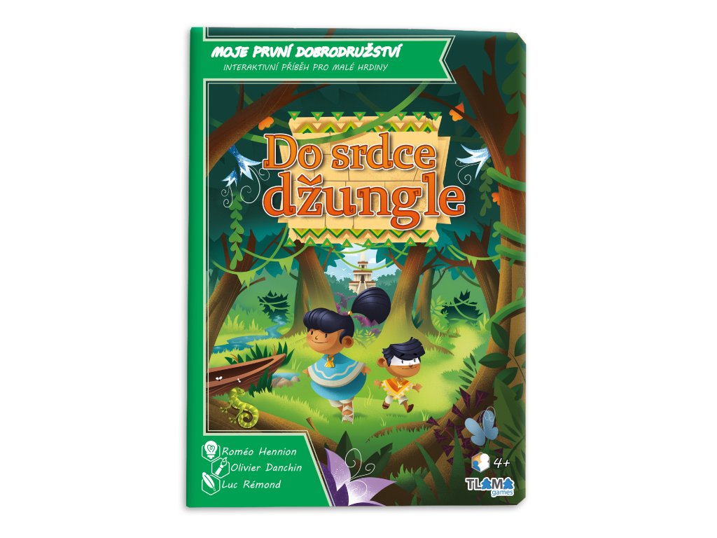 Moje první dobrodružství: Do srdce džungle - TLAMA games (interaktivní příběhová kniha)