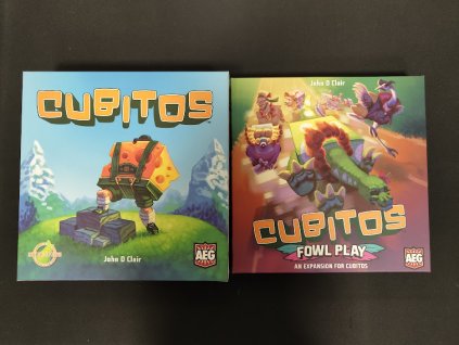 Bazar - Cubitos EN + Fowl Play EN (rozšíření)  a krabičky