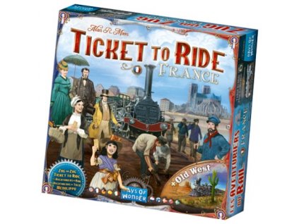 Days of Wonder - Ticket to Ride - France & Old West: Map Collection 6