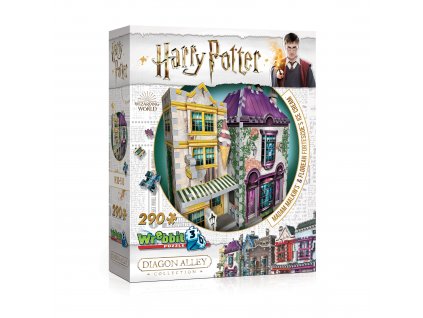 ADC Blackfire - Harry Potter Madam Malkin's and Florean Fortescue - Slug and Jiggers - Wrebbit 3D puzzle