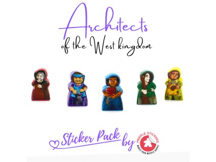 Samolepky pro Architekty Západního království  (Architects of the West kingdom Stickers)