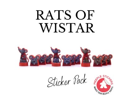 Samolepky pro Krysy z Wistaru  (Rats of Wistar Stickers)