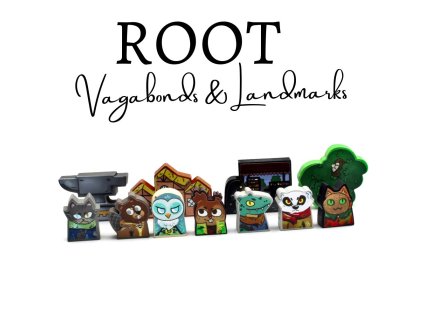 Samolepky pro Root: Další Tuláci + Root: Dominanty  (Root Vagabond and Landmarks Stickers)