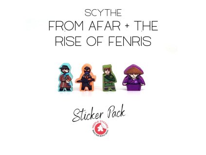 Samolepky pro Scythe: Vzestup Fenrise a Scythe: Invaze z dálek  (Scythe: From Afar + The rise of Fenris Stickers)