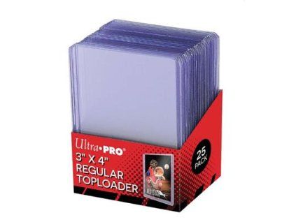 UP - Toploader - 3" x 4" Clear Regular (25 pieces)